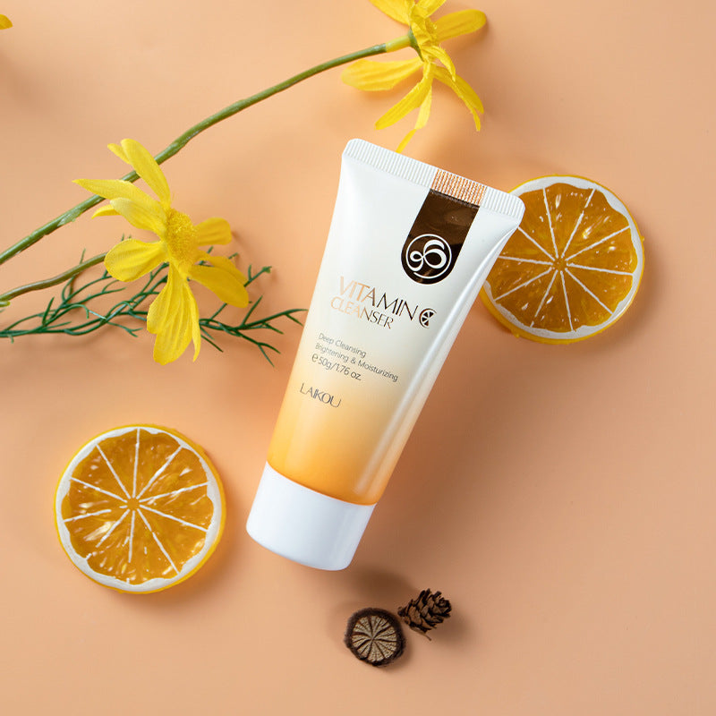 Transform Your Skin with Laikou Vitamin C Facial Cleanser!