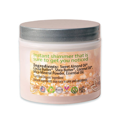 Organic Shimmering Whipped Body Butter